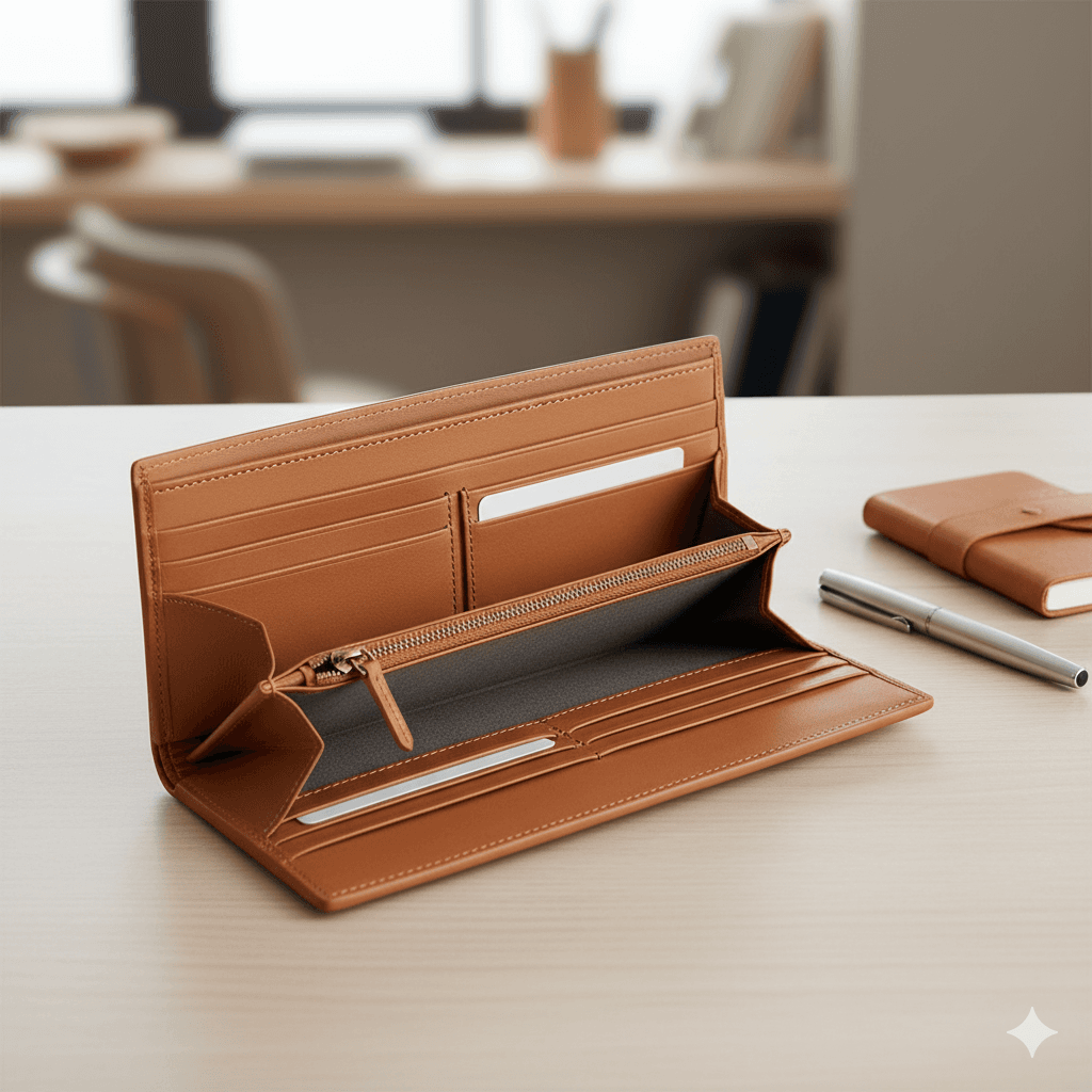 Carteira Longa Minimalista