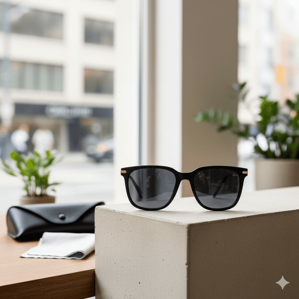 Óculos de Sol Quadrados Minimalistas